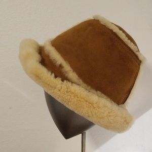 New Zealand Shearling Sheepskin Bucket Hat